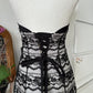 Black Nude Vintage Elegant Layered Lace Long Off Shoulder Bustier Lace Ball Gown Evening Gown Party Dress Prom Gown nv4248