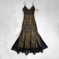 NiceVestidos – Braunes Vintage-Abendkleid aus exquisitem, perlenbesetztem Chiffon, langes Ballkleid NV5655