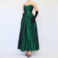 NiceVestidos-Dunkelgrün einfache Mode Retro lange Satin Kleid Abendkleid Nv5634