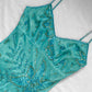 NiceVestidos--Blue delicate floral beaded short chiffon homecoming dress prom dress NV5652