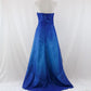 Robe de soirée longue en tulle bleu foncé brillant dégradé nv4979