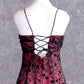 NiceVestidos-Burgundrotes Blumenkleid Vintage-Kleid Damen Exquisites langes Tüll-Ballkleid NV5644