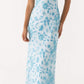 Exquisite beaded women's blue long chiffon prom dress nv5340