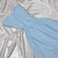 Hellblaues kurzes Chiffon-Ballkleid mit Fee-Abschlussballkleid, formelles Abendkleid, NV4465