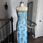Blaues Retro-Mode-Elegantes Luxus-Wunderschönes Exquisites Ganzkörper-Perlen-Lang-Tüll-Ballkleid-Abendkleid-Partykleid-Abschlussballkleid nv3923