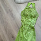 NiceVestidos - Wunderschönes, exquisites, langes, formelles Chiffon-Ballkleid in Grün, NV5450