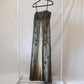 ✨ Empire Dress Vintage Green and Gold Floral Glitter Ombre Beaded High Waist Long Tulle Formal Prom Dress Evening Gown Party Dress nv4982
