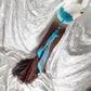 Robe sirène longue en mousseline de soie, dégradé bleu-marron, exquise, perlée, robe de bal nv5417