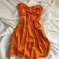 Robe d'anniversaire courte élégante, style vintage, couleur orange, rose, robe de soirée, robe de cocktail, robe de bal, nv4533