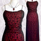 NiceVestidos-Burgundrotes Blumenkleid Vintage-Kleid Damen Exquisites langes Tüll-Ballkleid NV5645