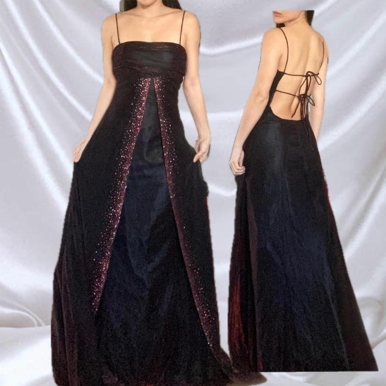 Red Black Shiny Elegant Delicate Rhinestone Beads Retro Elegant Lace Long Tulle prom dress Evening Dress Party Dress nv3808