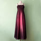 NiceVestidos - Robe longue bordeaux à fleurs et perles, style vintage, en tulle, pour femme, NV5648