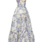 Wunderschönes, florales Chiffon-elegantes langes Ballkleid, Abendkleid, Partykleid, NV37