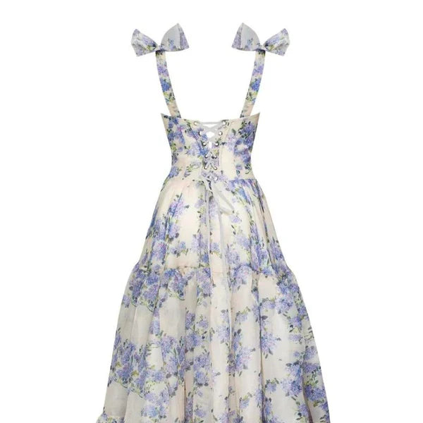 Wunderschönes, florales Chiffon-elegantes langes Ballkleid, Abendkleid, Partykleid, NV37
