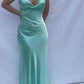 Lila/grün/rot/gelb mode elegante V-ausschnitt rückenfreies vintage prom kleid abendkleid party kleid nv1932