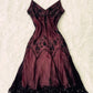 Vintage A line Straps Black Prom Dresses 22th Birthday Outfit nv4469