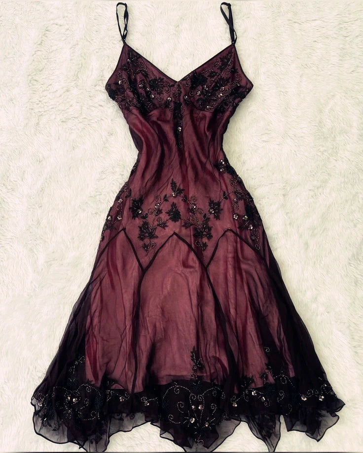 Robe de bal vintage verte en mousseline de soie rose foncé, coupe licou, coupe trapèze, robe de soirée pour 22 ans, nv5374