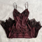 Robe de bal vintage verte en mousseline de soie rose foncé, coupe licou, coupe trapèze, robe de soirée pour 22 ans, nv5374