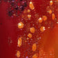 Rot orange Perlen glänzend Chiffon Neckholder elegante Meerjungfrau Perlen lange Abendkleid Ballkleid Partykleid nv5107