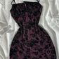 NiceVestidos - Lila/Braun Blumen Kurzes Chiffon Homecoming Kleid Hoco Dress nv5490