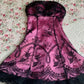 NiceVestidos - Robe de bal courte bordeaux exquise ornée de perles NV5695