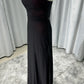 Robe de soirée élégante et moulante à bretelles spaghetti, style vintage bordeaux, longue, en tulle et satin, tenue de bal, robe de soirée, robe de bal, nv3929