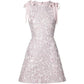 Robe de soirée courte en satin à fleurs roses, robe de bal, nv4385