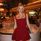 Burgunderrotes Minikleid mit eckigem Ausschnitt, sexy Partykleid mit hoher Taille, Homecoming-Kleid, Ballkleid nv2088