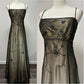 Gorgeous Vintage Ombre Beaded Long Tulle Satin Ball Gown Evening Dress Party Dress nv3976