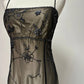 Gorgeous Vintage Ombre Beaded Long Tulle Satin Ball Gown Evening Dress Party Dress nv3976