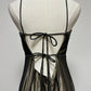 Gorgeous Vintage Ombre Beaded Long Tulle Satin Ball Gown Evening Dress Party Dress nv3976