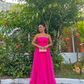Ärmelloses langes Ballkleid in A-Linie, nv1301