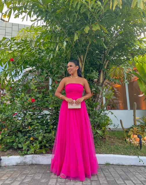 Ärmelloses langes Ballkleid in A-Linie, nv1301