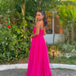 Ärmelloses langes Ballkleid in A-Linie, nv1301