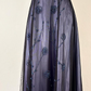 Robe de soirée longue en satin et tulle, élégante, dos nu, style vintage, noire et bordeaux, avec perles exquises, nv3743