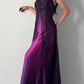 Robe de soirée longue en tulle violet, élégante et à la mode, avec bretelles exquises, robe de bal, robe de soirée, robe de bal, nv3977