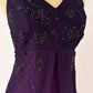 Robe de soirée longue en tulle violet, élégante et à la mode, avec bretelles exquises, robe de bal, robe de soirée, robe de bal, nv3977