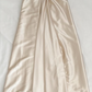 Robe de soirée longue en satin à bretelles et strass, style vintage, couleur champagne doré, nv4582