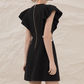 NiceVestidos-Kurzes Heimkehrkleid, schlichtes schwarzes Nischenlicht, Luxus-Abendkleid, Jahrestreffen, schwarzes Kleid, zierliches Bankettkleid, weiblich, nv5548