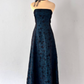 NiceVestidos - Dunkelgrünes Vintage-Ballkleid mit exquisitem Blumenmuster und langem Chiffon, Heimkehrkleid, Feenkleid, Nv5587