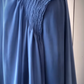 NiceVestidos - Marineblaues, exquisites, perlenbesetztes, langes Chiffon-Ballkleid Nv5628