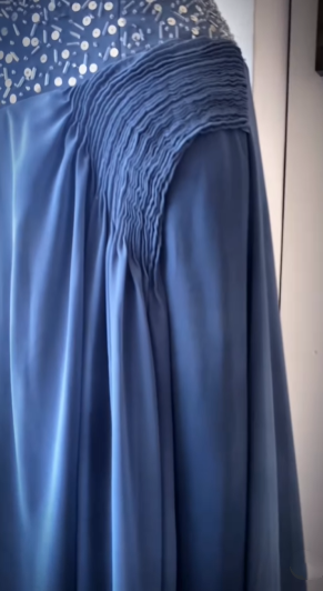 NiceVestidos - Marineblaues, exquisites, perlenbesetztes, langes Chiffon-Ballkleid Nv5628