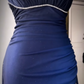 NiceVestidos-Dark blue shiny fashion gradient long chiffon prom dress evening dress Nv5629