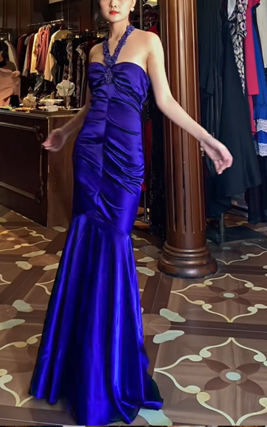 New Retro Formal Dress Long Dress NV6441