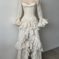 NiceVestidos – Langes, exquisites Ballkleid aus Spitze mit langen Ärmeln NV6031