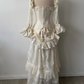 NiceVestidos – Langes, exquisites Ballkleid aus Spitze mit langen Ärmeln NV6031
