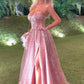 Pink Gorgeous Sweetheart Ball Gown Evening Dress nv1983