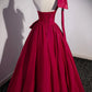 Heißes rosa Satin One-Shoulder-Schleife langes Ballkleid Abendkleid nv1904