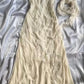 Light Yellow Spaghetti Strap A-Line Chiffon prom dress Evening Dress nv1883