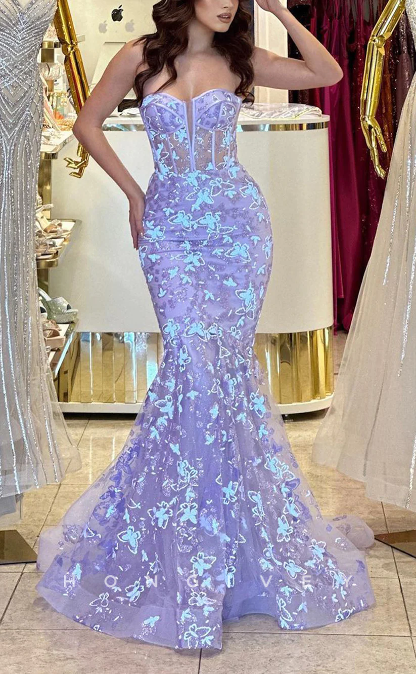 Sexy Sweetheart Party Dress Sleeveless Floor-Length  Prom Evening Dress nv1067